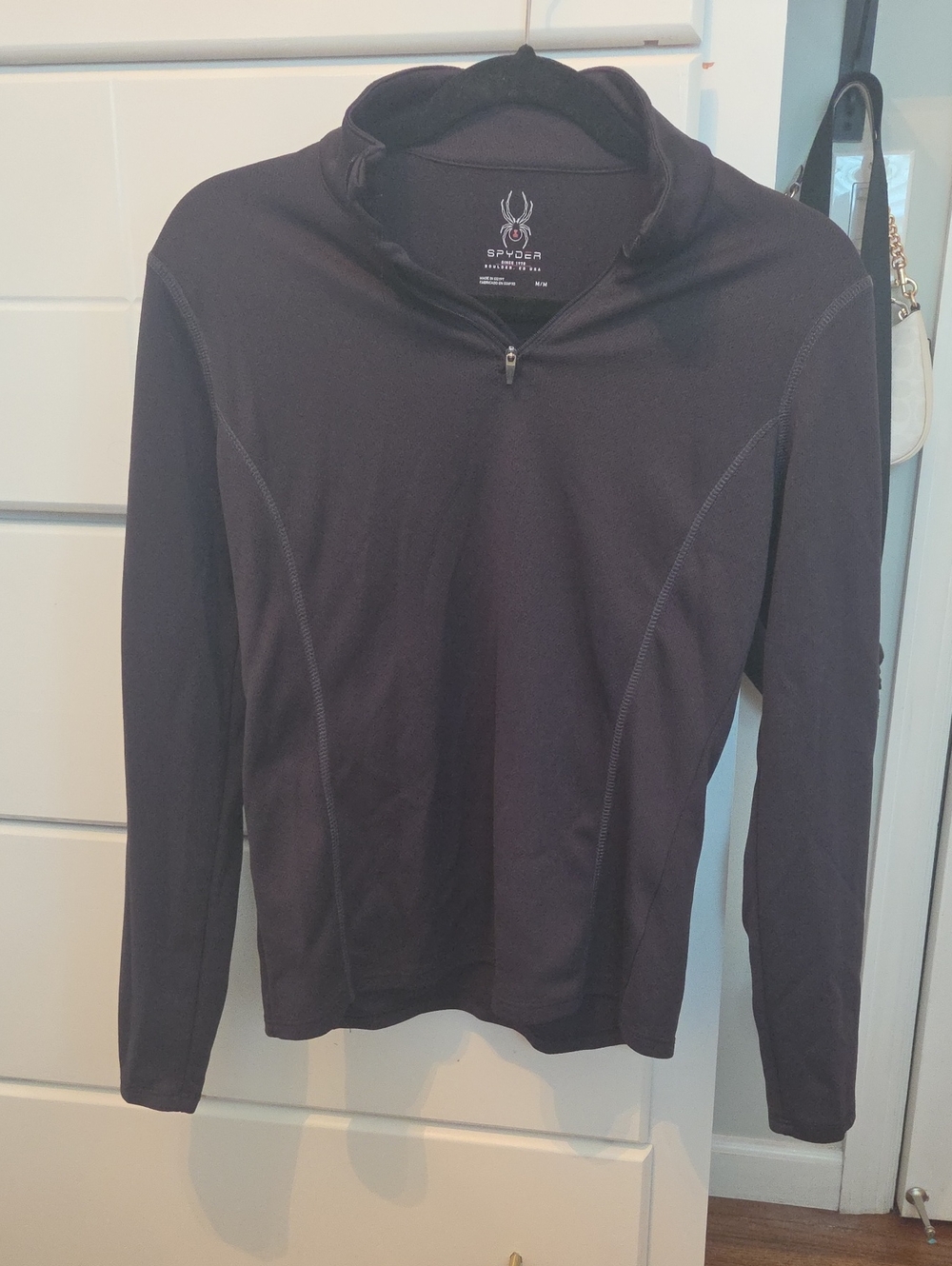 Spyder Women’s Black 1/4 Zip Performance Sweatshirt